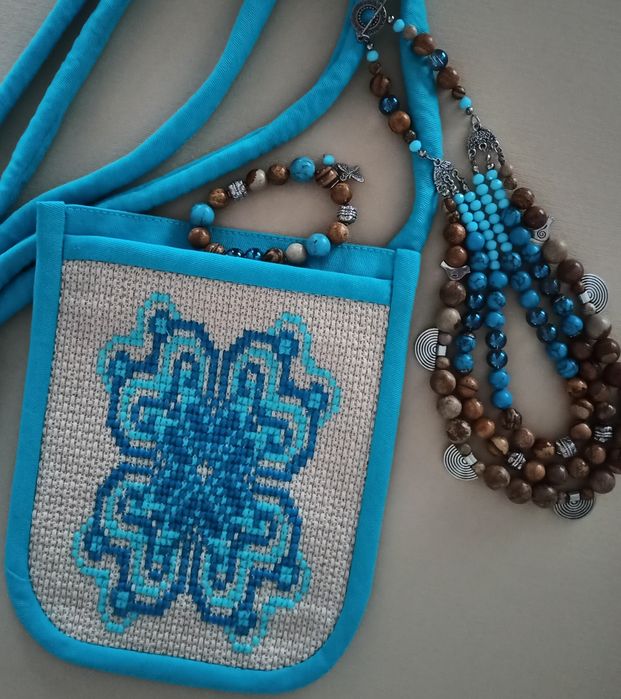 Українська ладунка, кишенька, сумочка, Ангел, 17 х 22 см