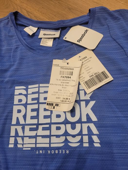 Reebok koszulka damska