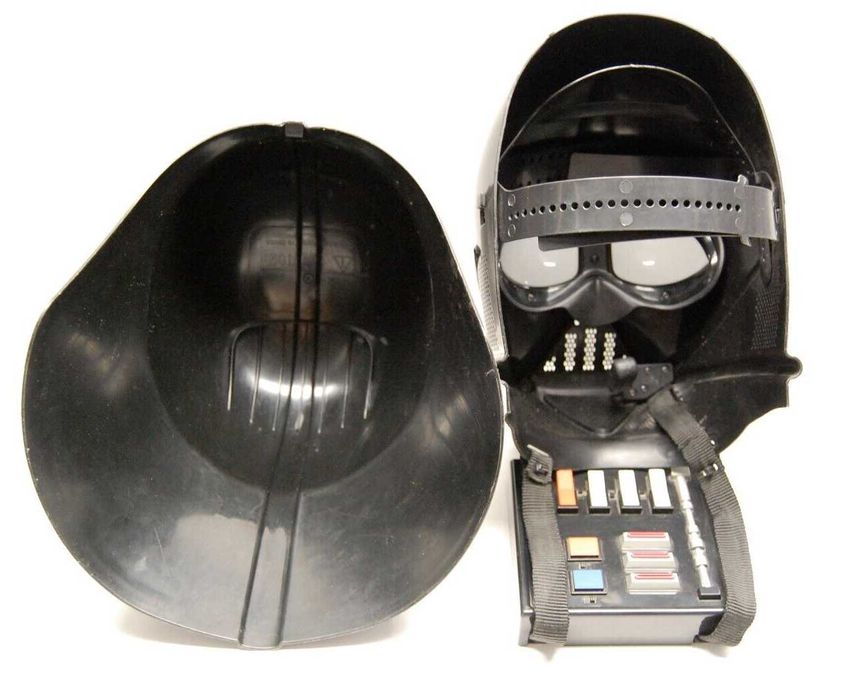 Винтажный легендарный шлем Дарта Вейдера меняющий голос