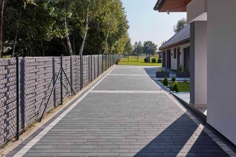 Kostka Brukowa Metro melanż szara bruk podjazd betonowa ziemia grys