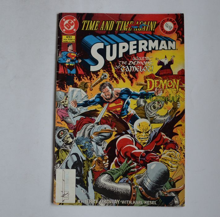 Superman 8/93 tm semic komiks DC