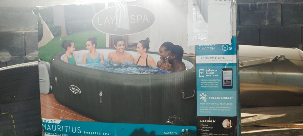 Dmuchane Lay-Z-Spa Hydromasaż Mauritius Bestway 60067 7 osób