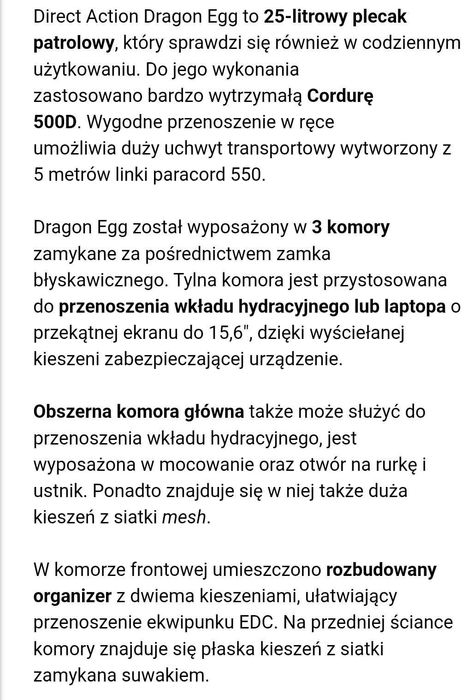 Plecak taktyczny 25 litrów
