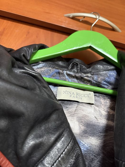 Шкіряна куртка, велики розмір (54)