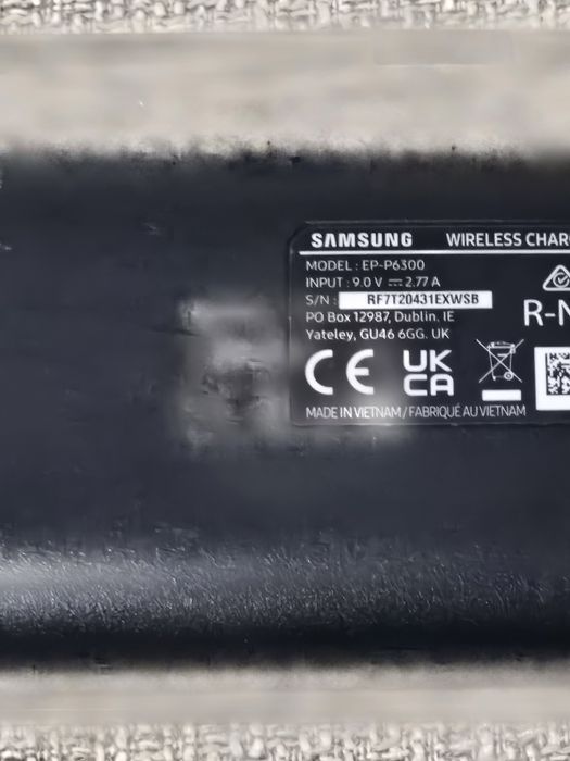 Carregador samsung wireless  trio para telemóvel buds smartwatch