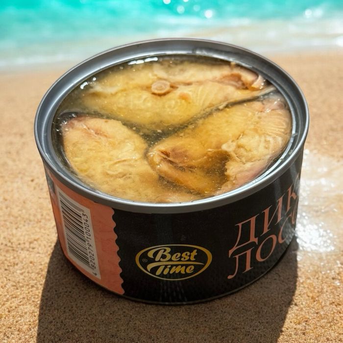 Дикий лосось у власному соку срочно