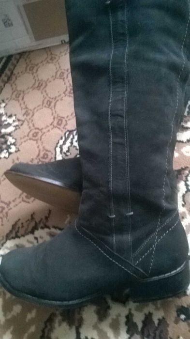 kozaki damskie  zamszowe jesienno-wiosenne