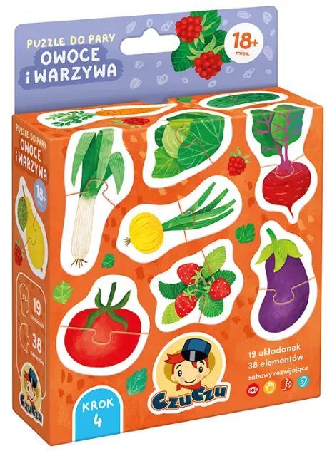 Czuczu. Puzzle Do Pary. Owoce I Warzywa. Nowy Produkt