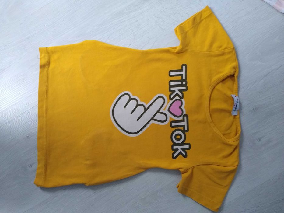 Bluzka tunika dla dziewczynki r. 110-116 Tik Tok