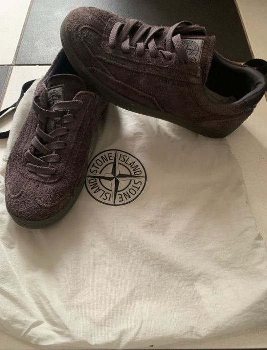 Stone Island кеди замшеві сірі 42 розмір оригінал з документами