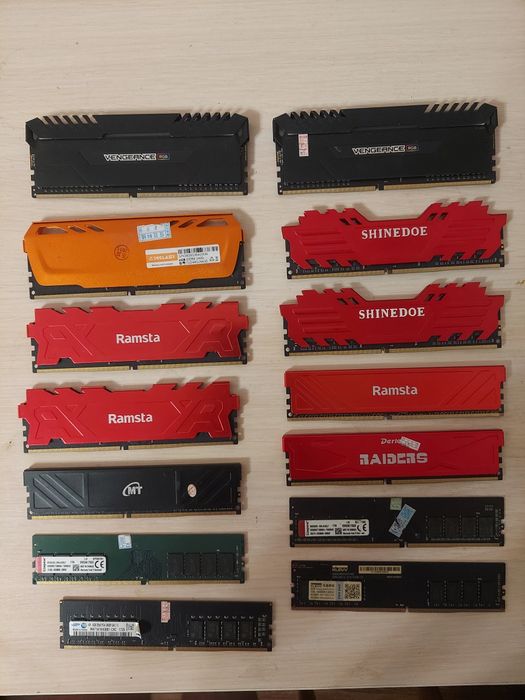 Оперативная память DDR4 4/8Gb 2133MHz/2400MHz/2666MHz/3000MHz