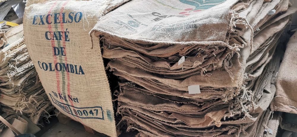 Worki jutowe po kawie