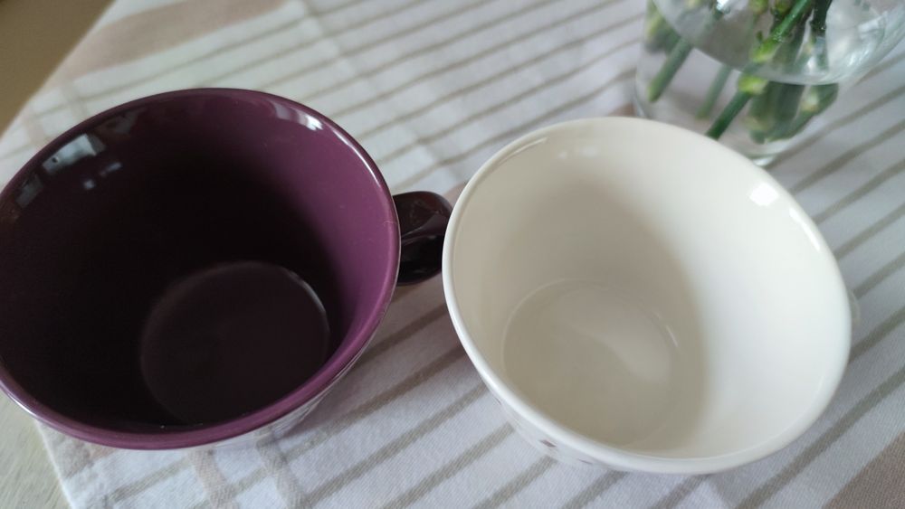 Чашки пара на шоколад