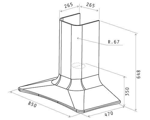 Дизайнерська витяжка Elica Sweet Umber | Ексклюзив | Італія