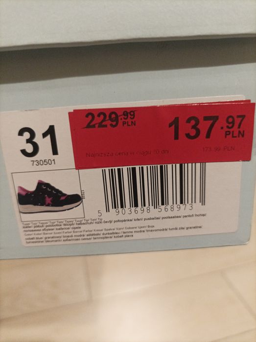 Buty dla dziewczynki