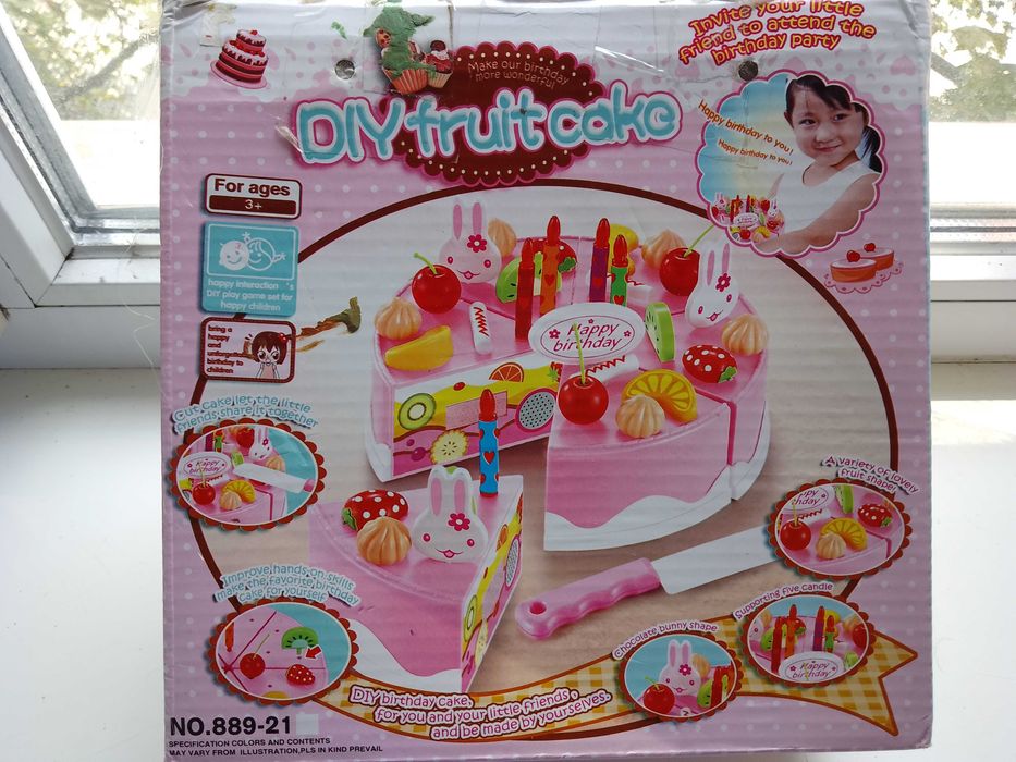 Лот Коструктор липучки + конструктор набір солодощів(тортик)