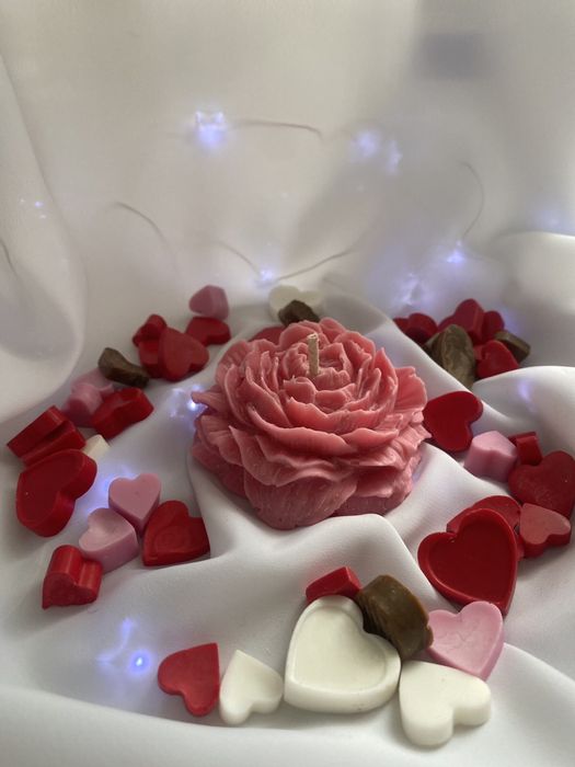 Свічки ручної роботи, свічка десерт, з вощини