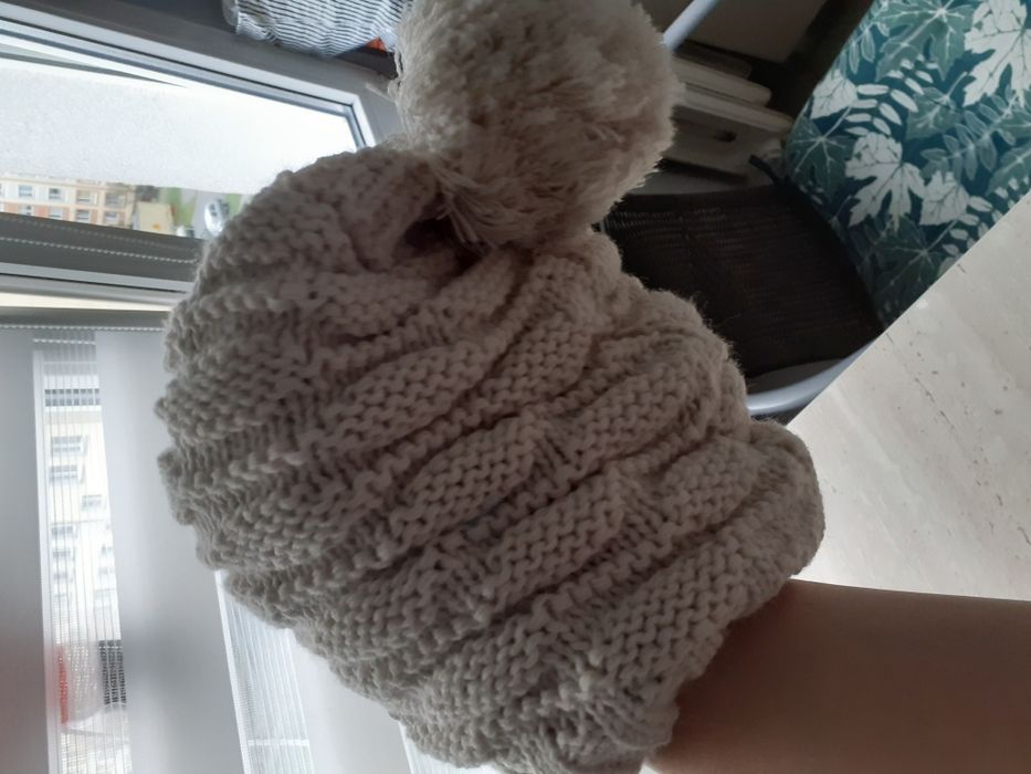 Czapka damska gruby wzór