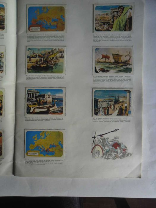 Caderneta Cromos Branca de Neve, Bandeiras do Universo, Viagens Mundo