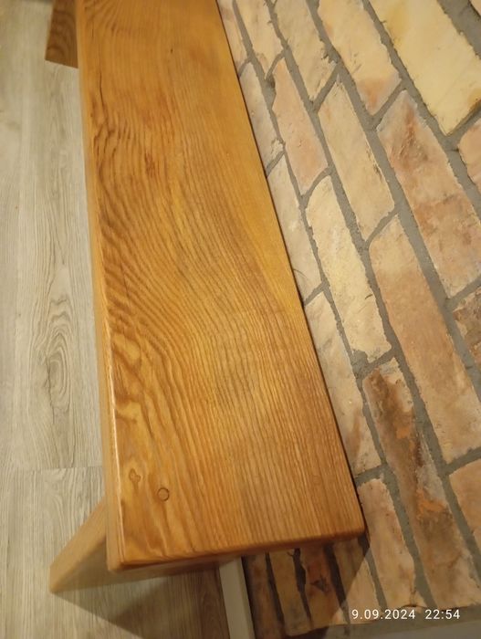Ławka jesionowa do przedpokoju