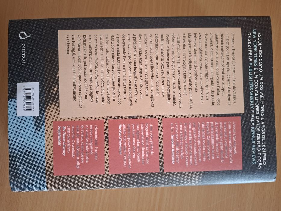 NOVO - PESSOA uma biografia, de Richard Zenith PORTES GRÁTIS