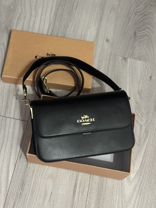 Женская сумка Коуч черная Coach