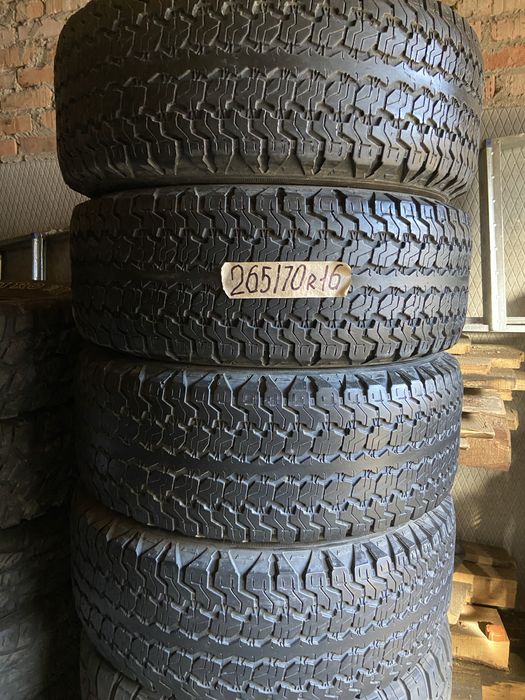 Продам 265/70 р16 шини М+S,всесизон,літо,А/Т