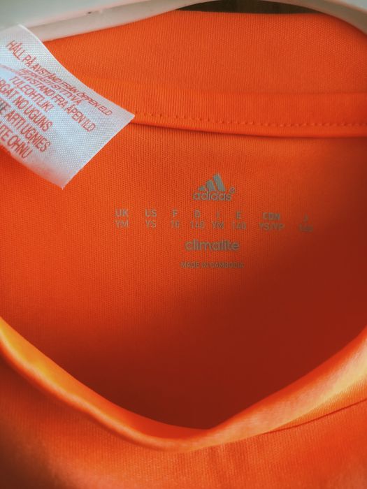 Koszulka chłopięca sportowa adidas z logo Głogów MZKS