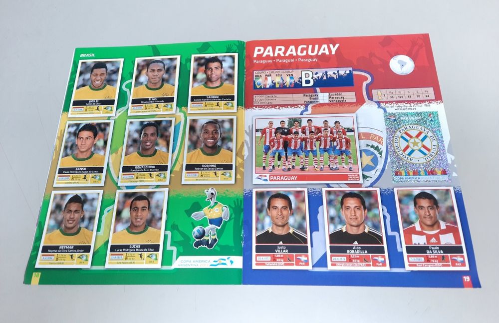 Caderneta completa Copa América 2011 panini