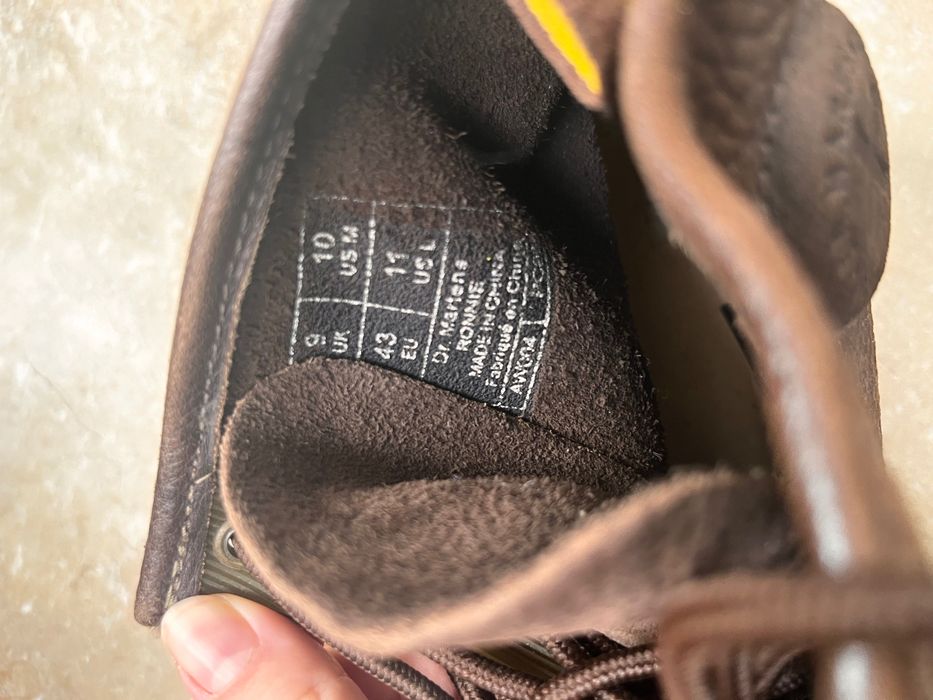 Dr Martens коричневі мʼяка шкіра