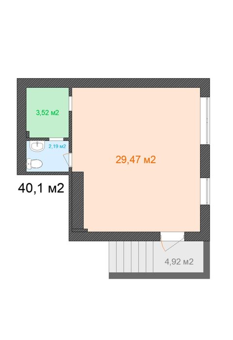 Коммерческая недвижимость по адресу (площадь 40 м²) - Atlanta.ua - фото 15
