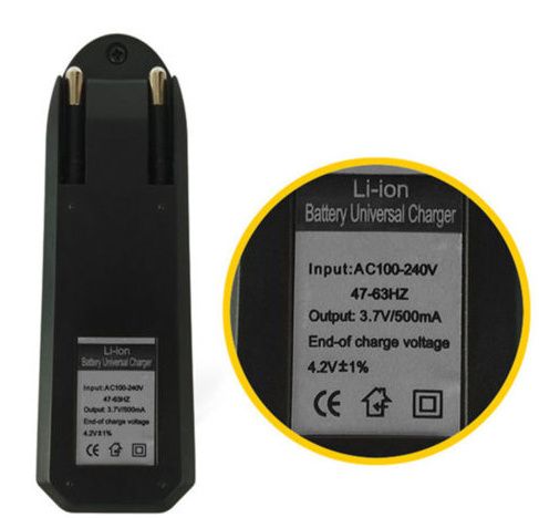 Carregador universal bateria e pilha recarregável duplo ou mono