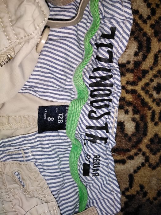 Круті тонкі Джинси бріджи брюки кофейного кольору 8 років 128 хлопець