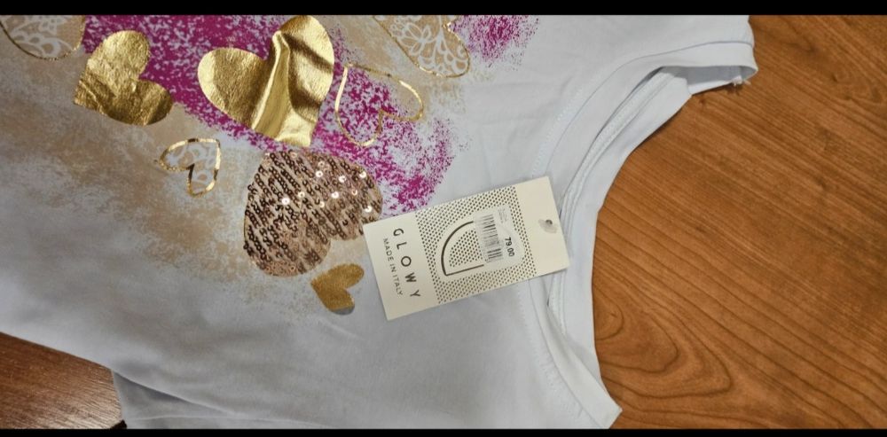Bawełniany T-shirt biały