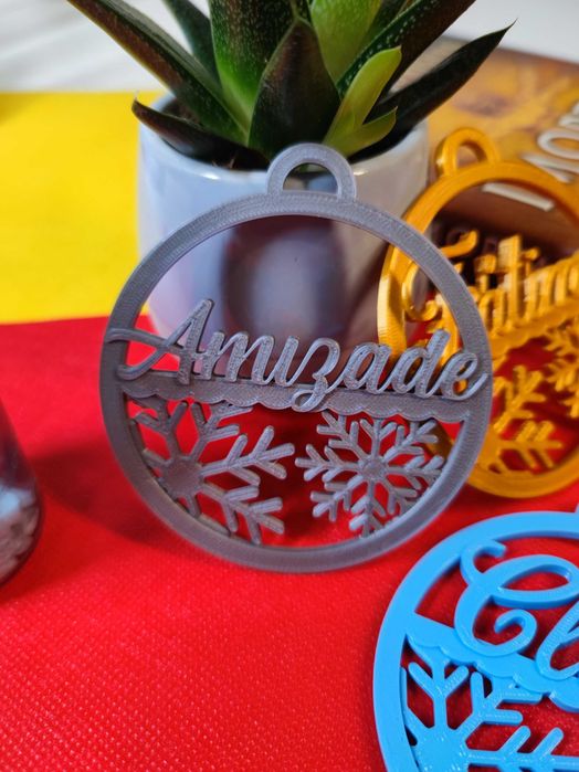 Bolas de Natal personalizadas!