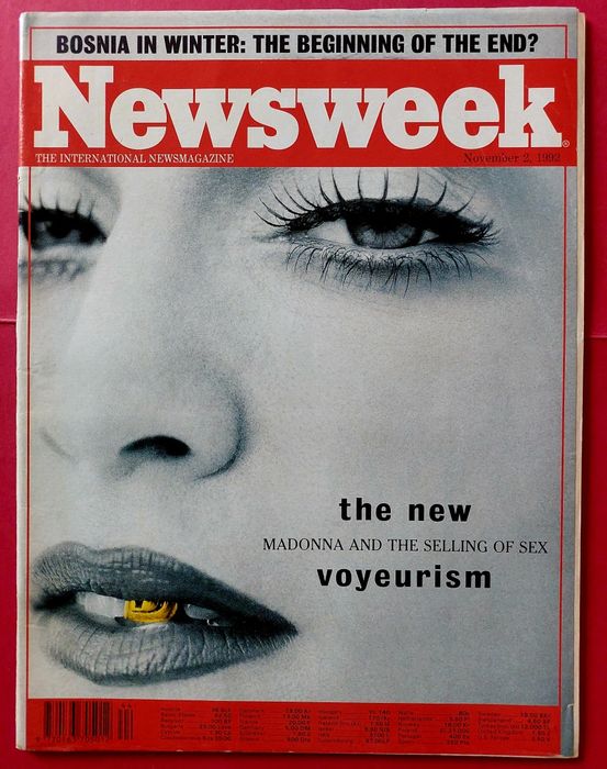 Madonna / Capa da Newsweek 1992