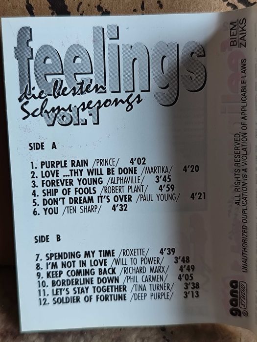 kaseta "Feelings"