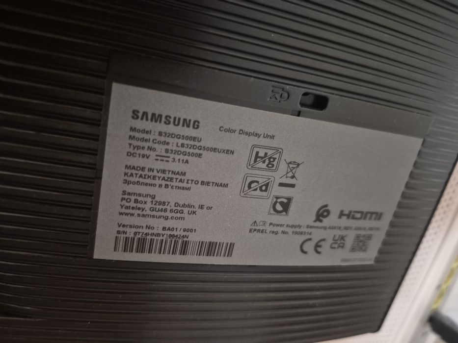 Monitor LED Samsung Odyssey G5 32"2560 x 1440 IPS 180Hz