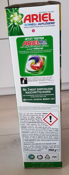 Ariel proszek do prania 4 kg. uniwersalny