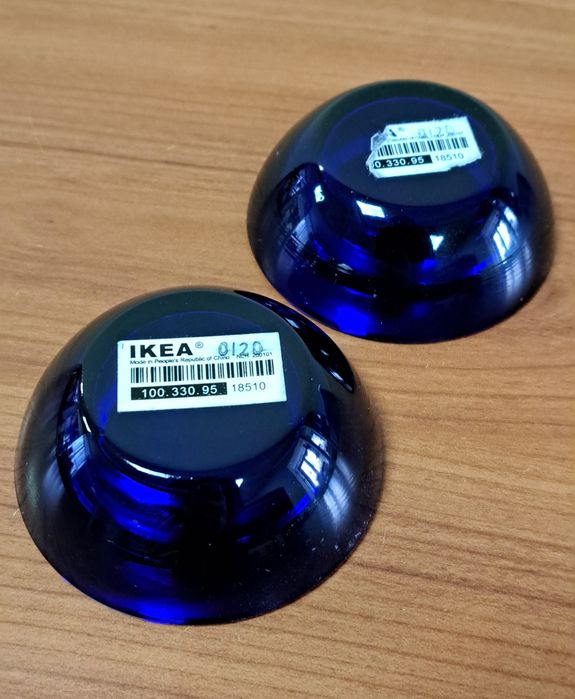 свічники скляні 2 шт.