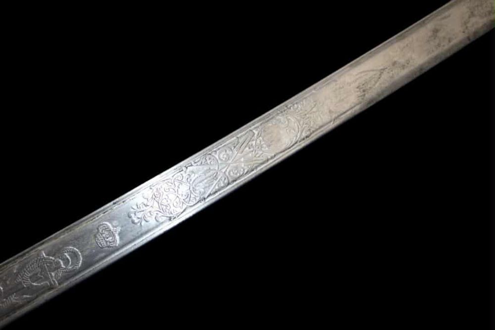 Espada Sabre de alto oficial da Marinha de guerra portuguesa