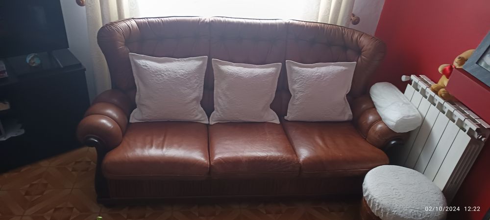 Conjunto de sofas antigos