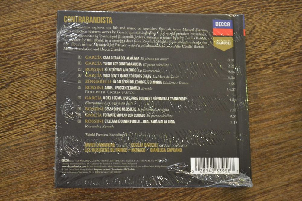 Javier Camarena  Contrabandista  CD Nowy w folii