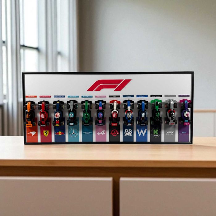АРТ Тримач 2в1 50x21 для 12 Minifigures F1 LEGO Speed Champions