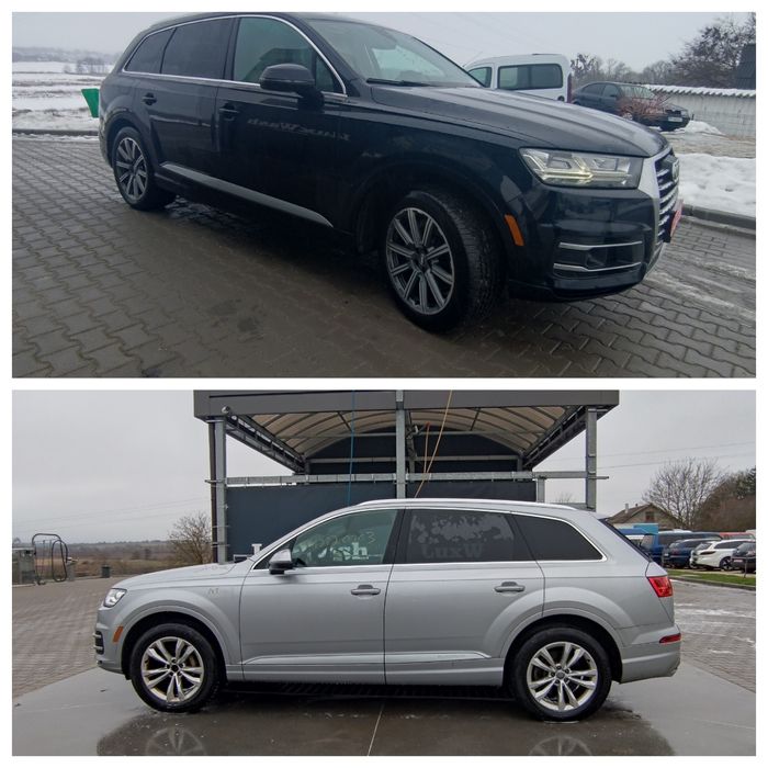 Двері дзеркало чорні чорне срібні ауді ку7 audi q7 4m lc9x  lz7g lc5m