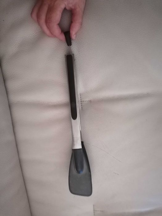 Pinça servir ou cozinhar em aço e silicone