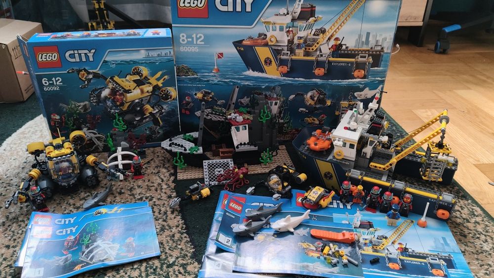 Boat Lego 60095 Cena LEGO City 60095+60092 Pruszków •