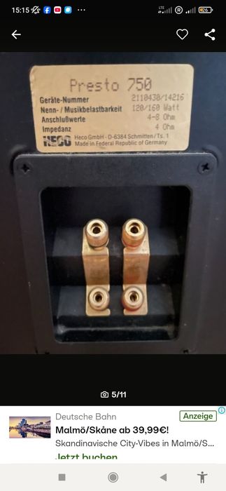 Акустика колонки HECO Professional 750 + HECO Centro