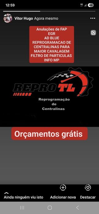 Reprogramação de centralinas