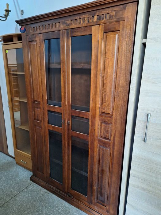 Kolonialna biblioteczka, komoda, kredens, palisanderr, styl kolonialny